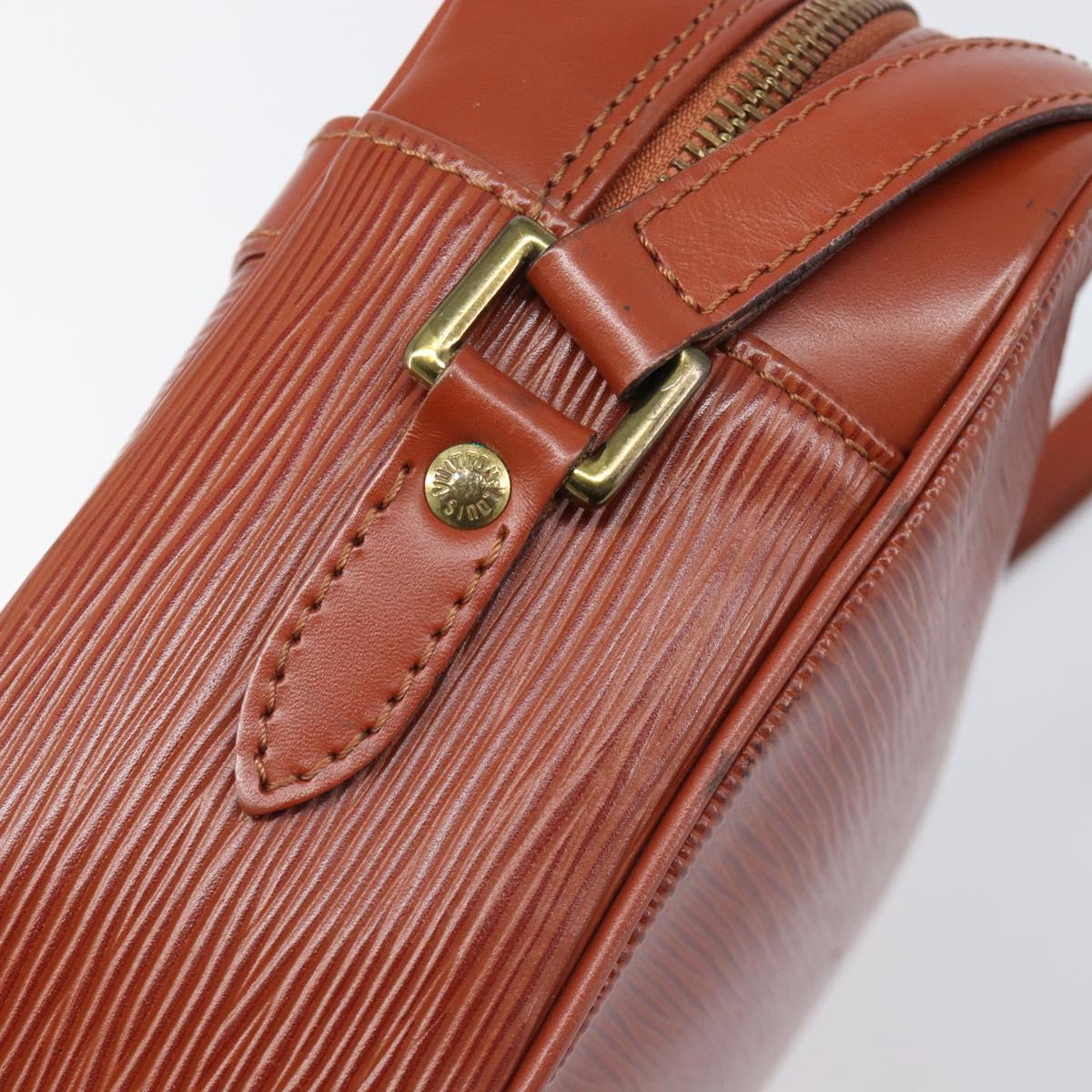 LOUIS VUITTON Epi Trocadero 27 Shoulder Bag Brown M52313 LV Auth 205918