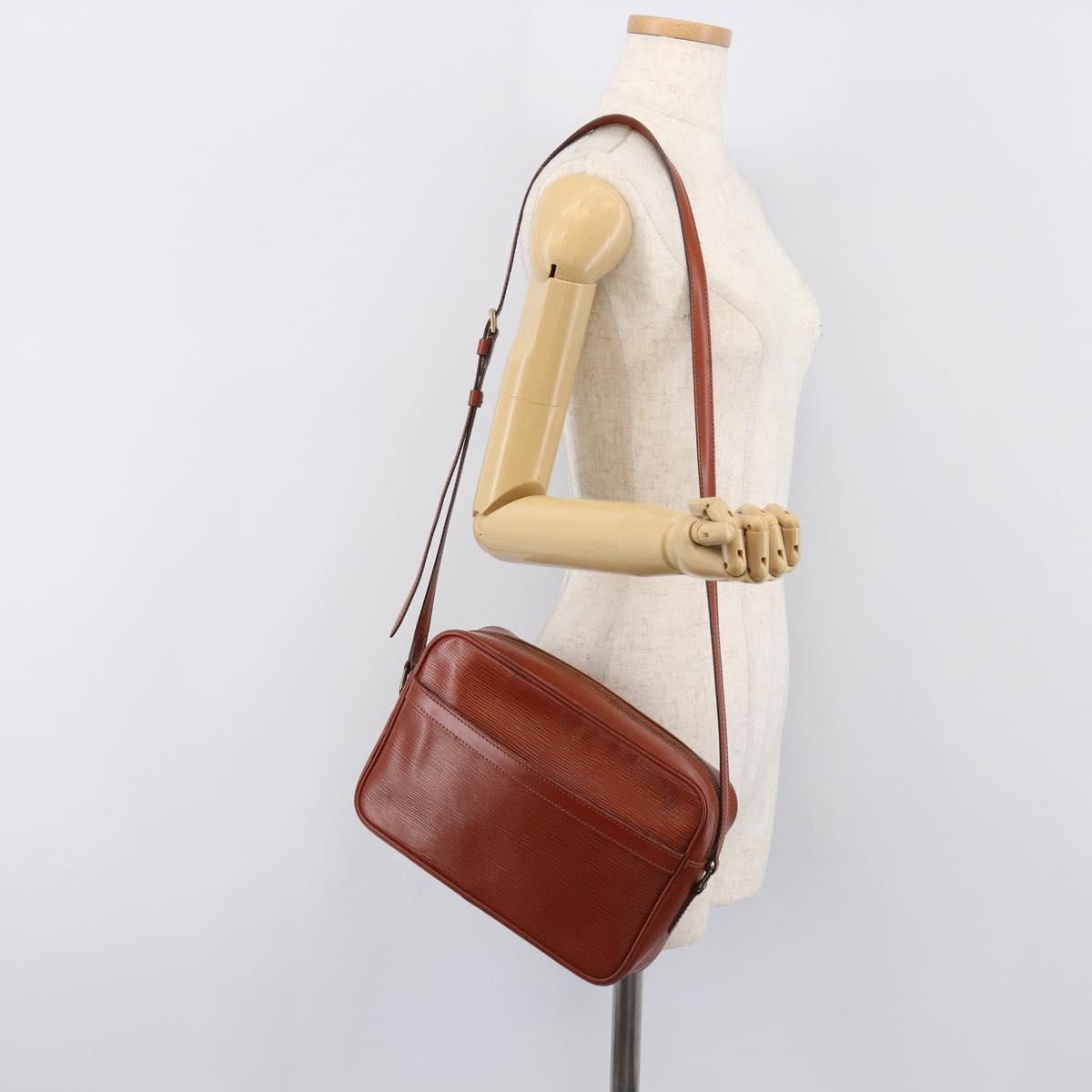 LOUIS VUITTON Epi Trocadero 27 Shoulder Bag Brown M52313 LV Auth 205918