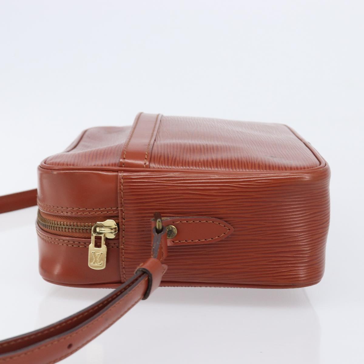 LOUIS VUITTON Epi Trocadero 27 Shoulder Bag Brown M52313 LV Auth 205918