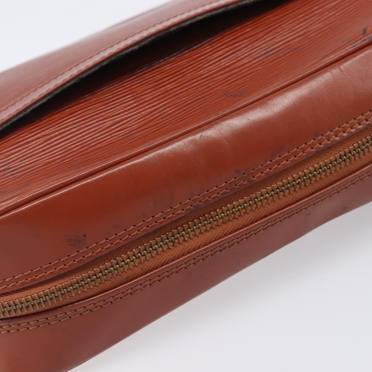 LOUIS VUITTON Epi Trocadero 27 Shoulder Bag Brown M52313 LV Auth 205918