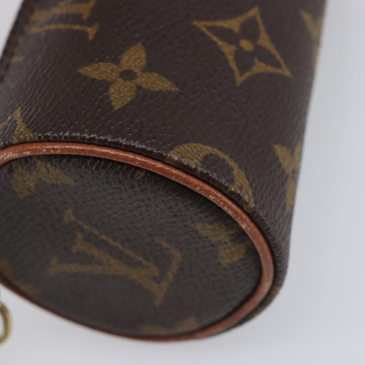 LOUIS VUITTON Monogram Papillon Pouch Pouch LV Auth 205921
