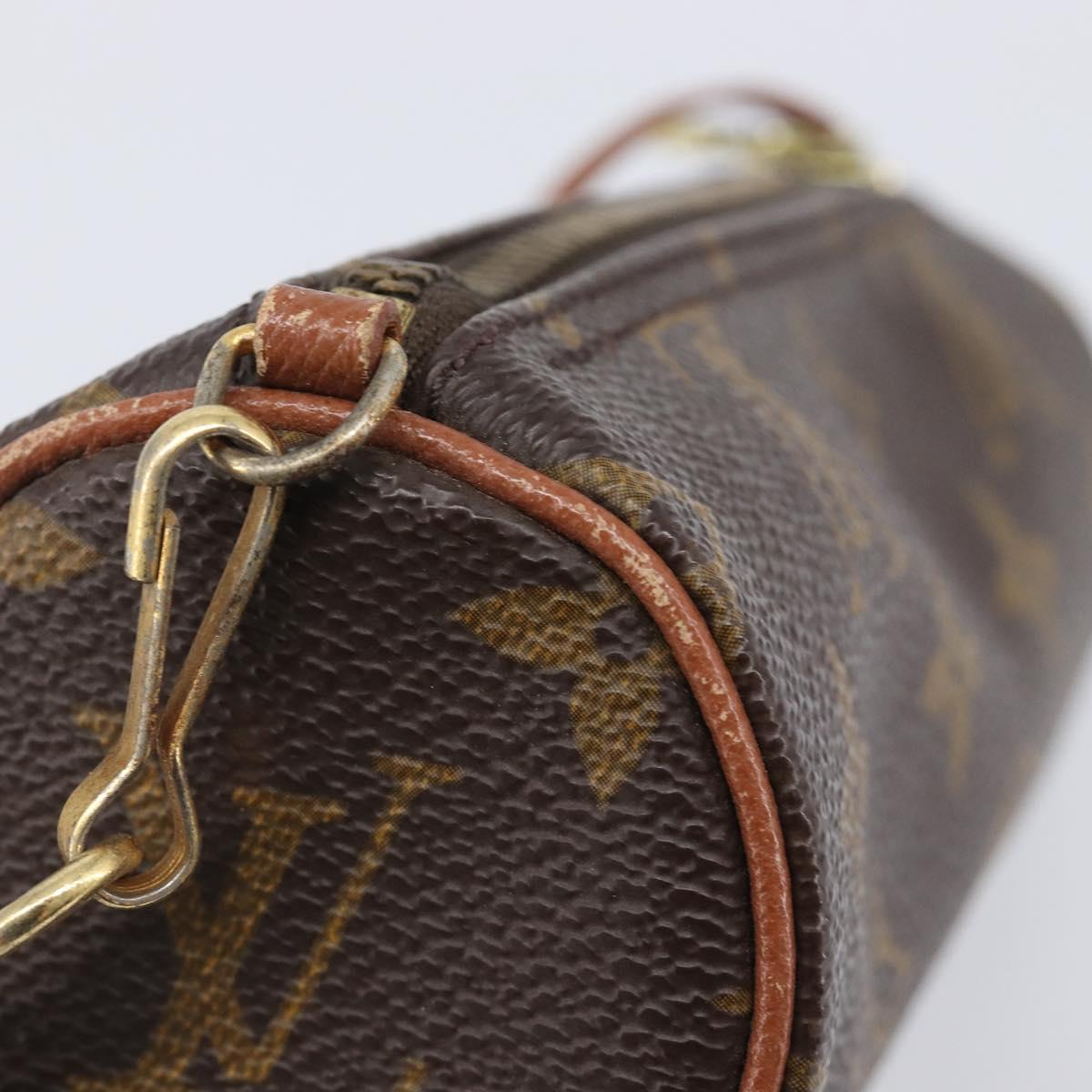 LOUIS VUITTON Monogram Papillon Pouch Pouch LV Auth 205921
