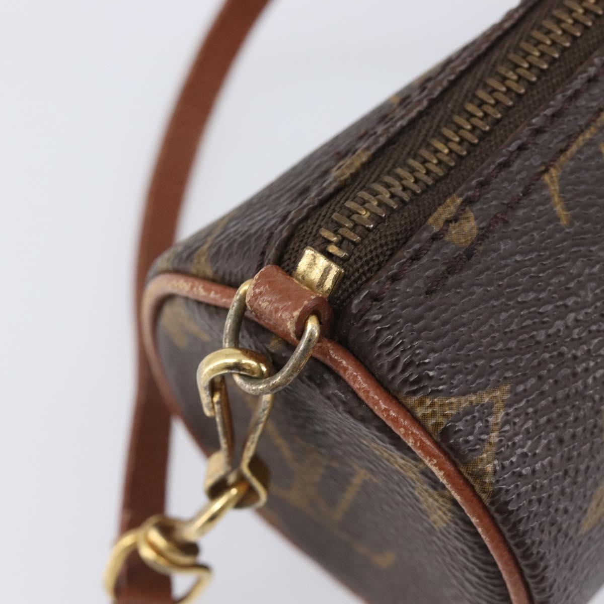 LOUIS VUITTON Monogram Papillon Pouch Pouch LV Auth 205921