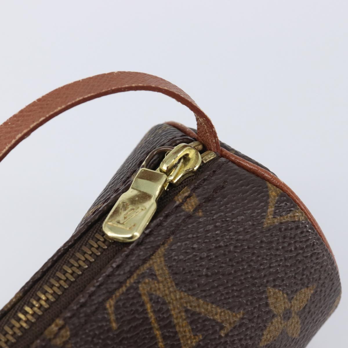 LOUIS VUITTON Monogram Papillon Pouch Pouch LV Auth 205921