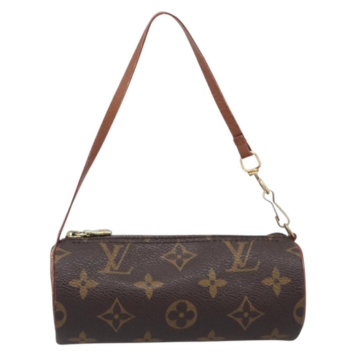 LOUIS VUITTON Monogram Papillon Pouch Pouch LV Auth 205921