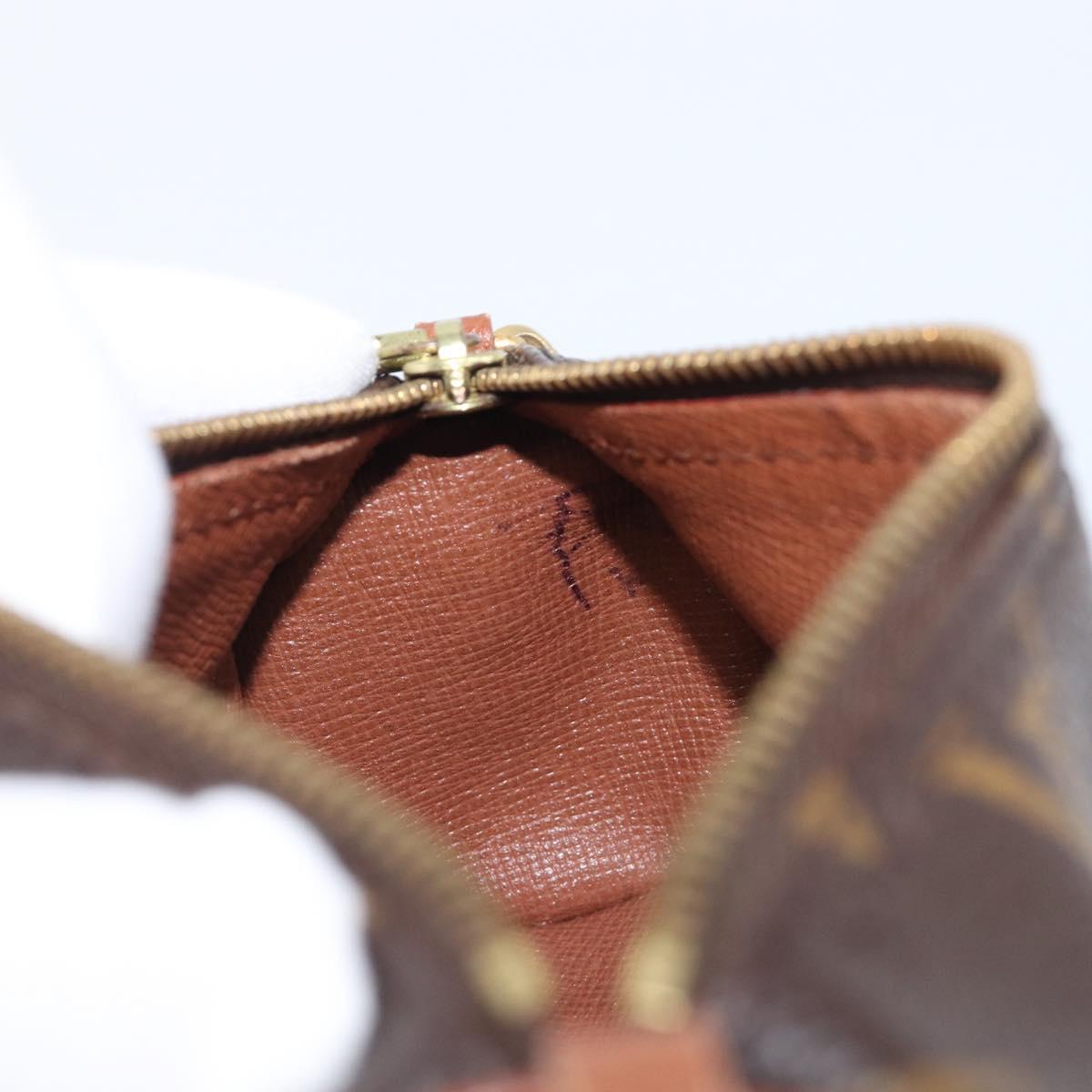 LOUIS VUITTON Monogram Papillon Pouch Pouch LV Auth 205921