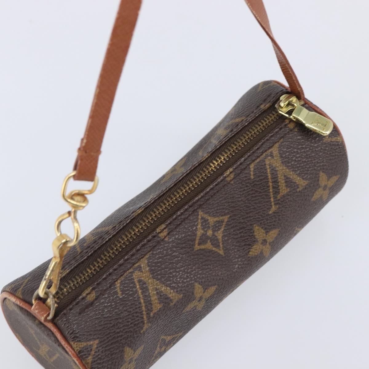 LOUIS VUITTON Monogram Papillon Pouch Pouch LV Auth 205921