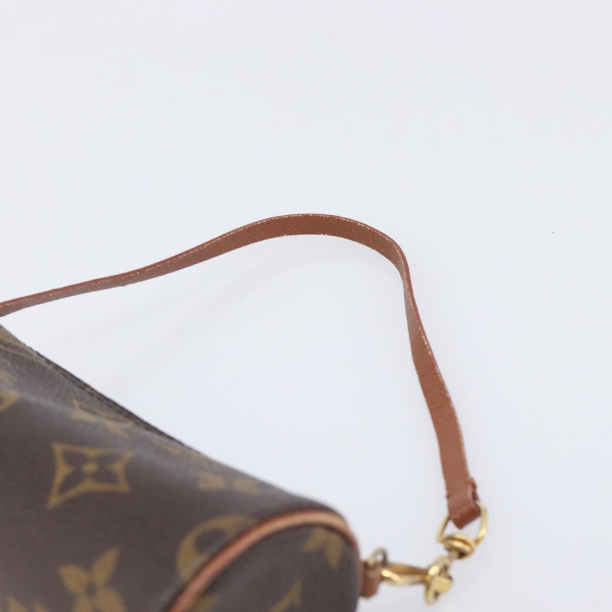 LOUIS VUITTON Monogram Papillon Pouch Pouch LV Auth 205921