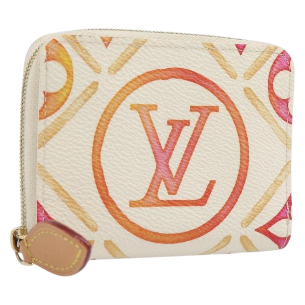 LOUIS VUITTON Monogram Tiles Zippy Coin Purse M83658 LV Auth 205926M