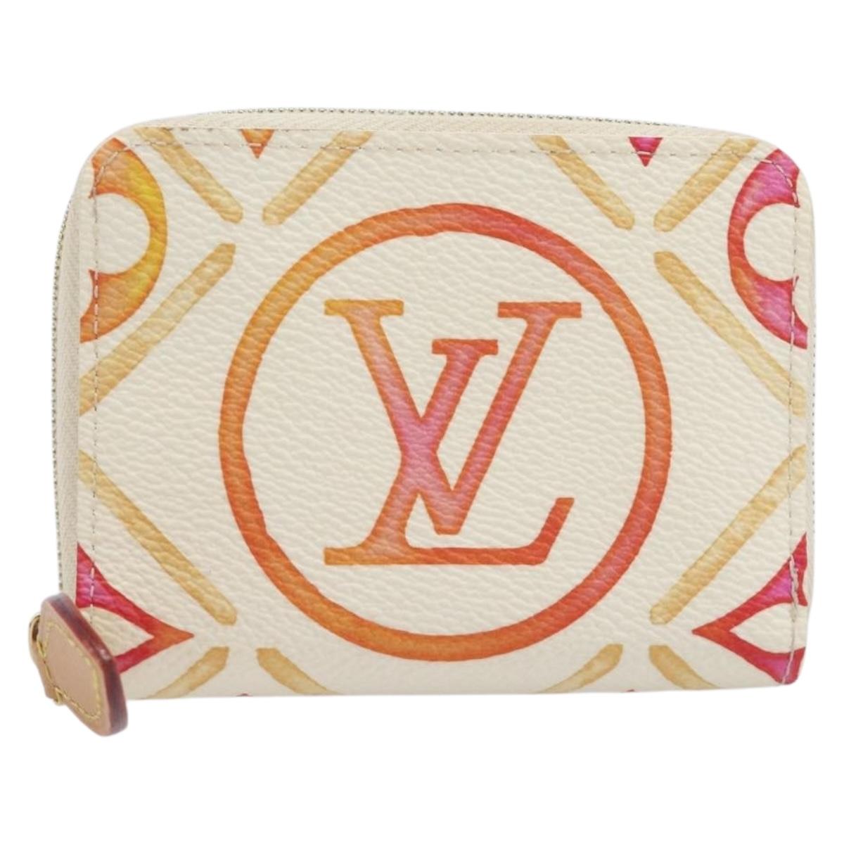 LOUIS VUITTON Monogram Tiles Zippy Coin Purse M83658 LV Auth 205926M