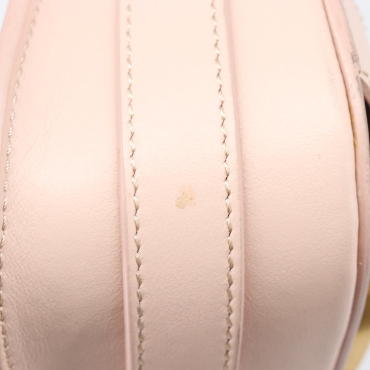 TODfS Kate Shoulder Bag Mouton Pink Gold Tone Auth 205929V
