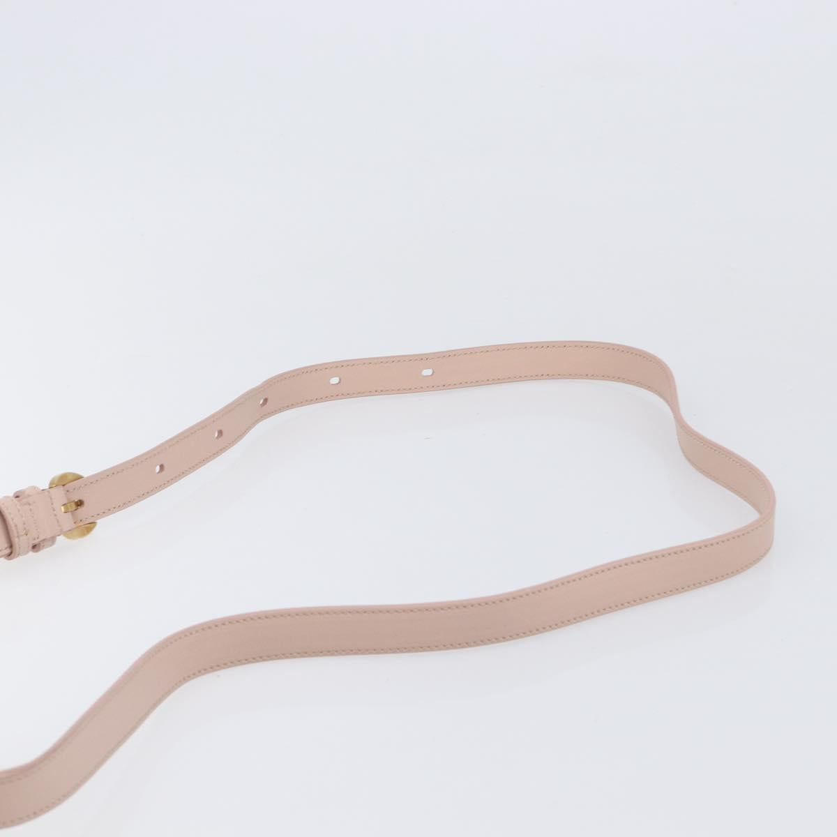 TODfS Kate Shoulder Bag Mouton Pink Gold Tone Auth 205929V