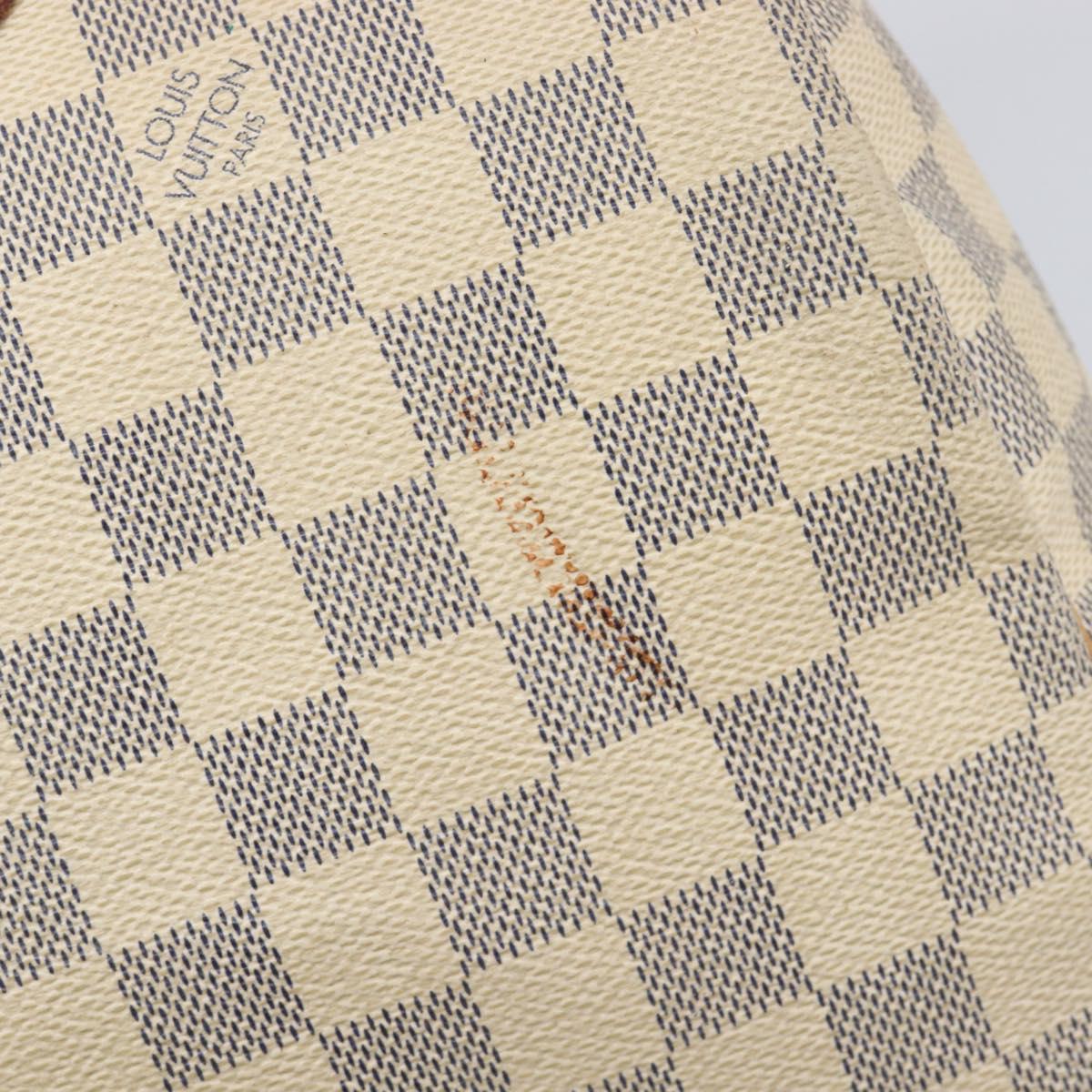LOUIS VUITTON Damier Azur Speedy 30 Hand Bag N41533 LV Auth 205932