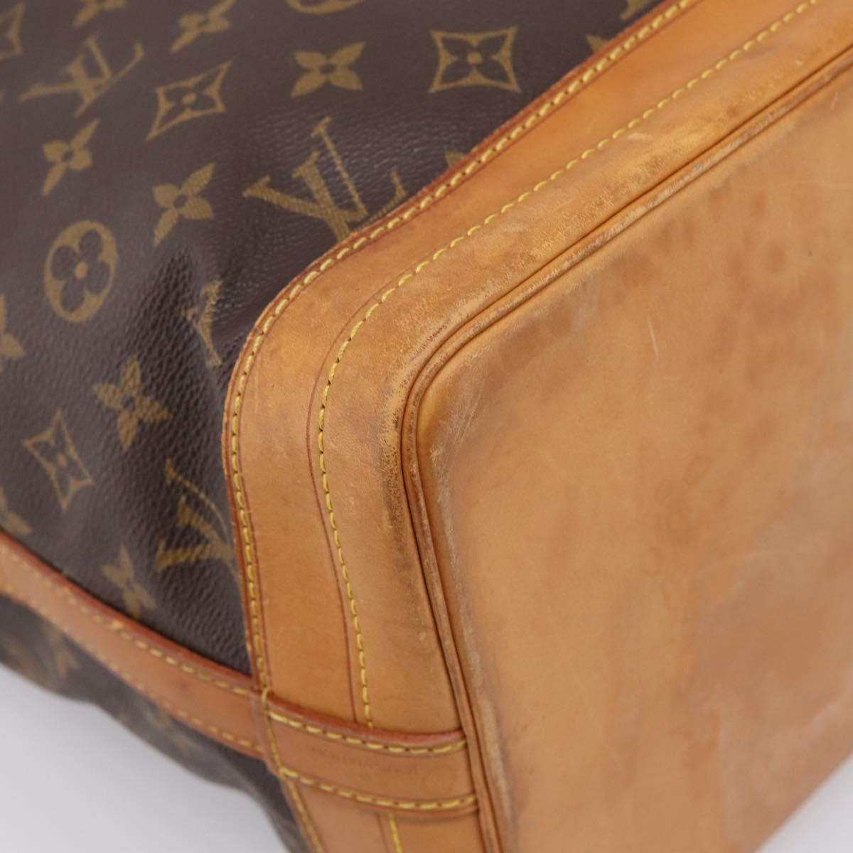 LOUIS VUITTON Monogram Noe Shoulder Bag M42224 LV Auth 205936