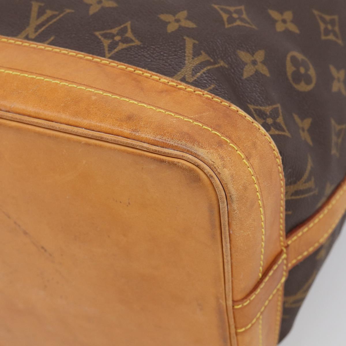 LOUIS VUITTON Monogram Noe Shoulder Bag M42224 LV Auth 205937