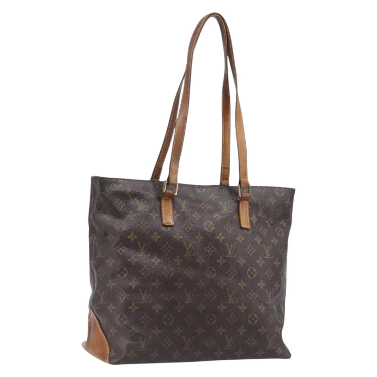 LOUIS VUITTON Monogram Cabas Mezzo Tote Bag M51151 LV Auth 205938