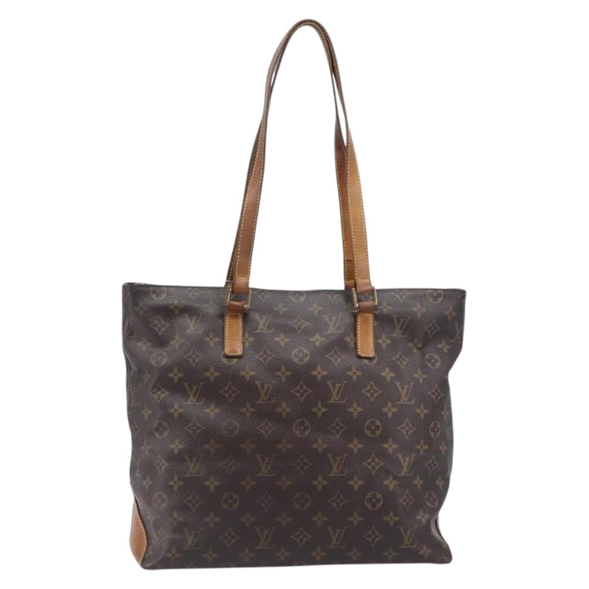LOUIS VUITTON Monogram Cabas Mezzo Tote Bag M51151 LV Auth 205938