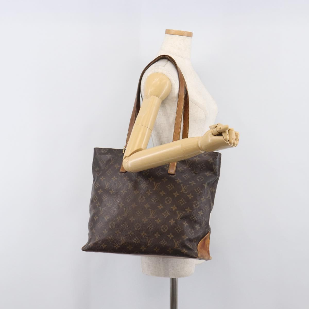 LOUIS VUITTON Monogram Cabas Mezzo Tote Bag M51151 LV Auth 205938