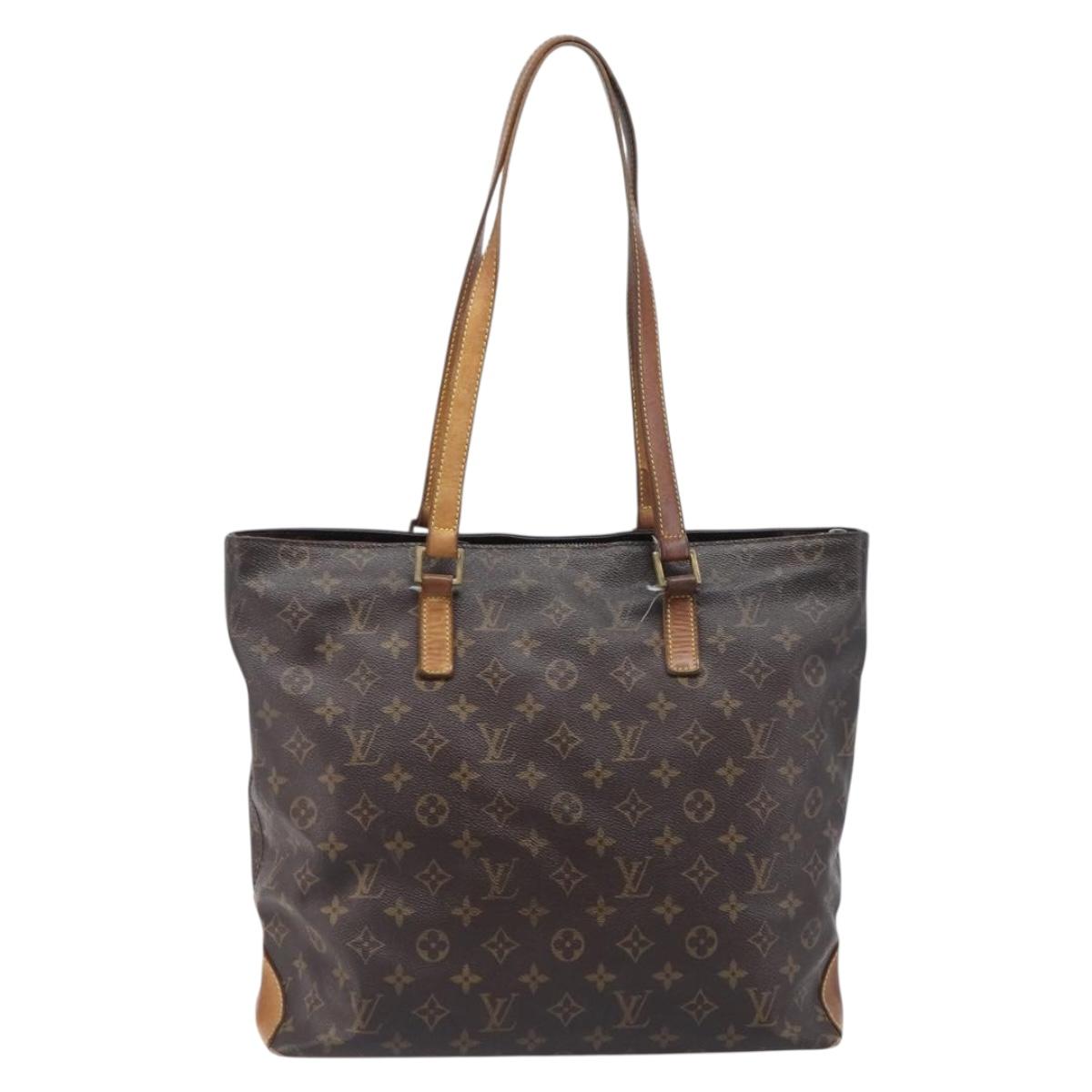 LOUIS VUITTON Monogram Cabas Mezzo Tote Bag M51151 LV Auth 205938
