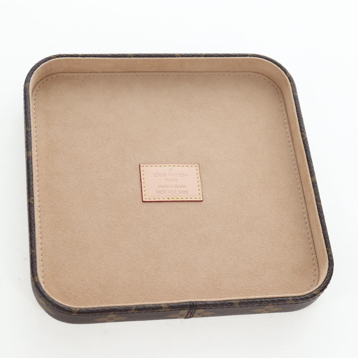 LOUIS VUITTON Monogram Jewelry Box LV Auth 205939M