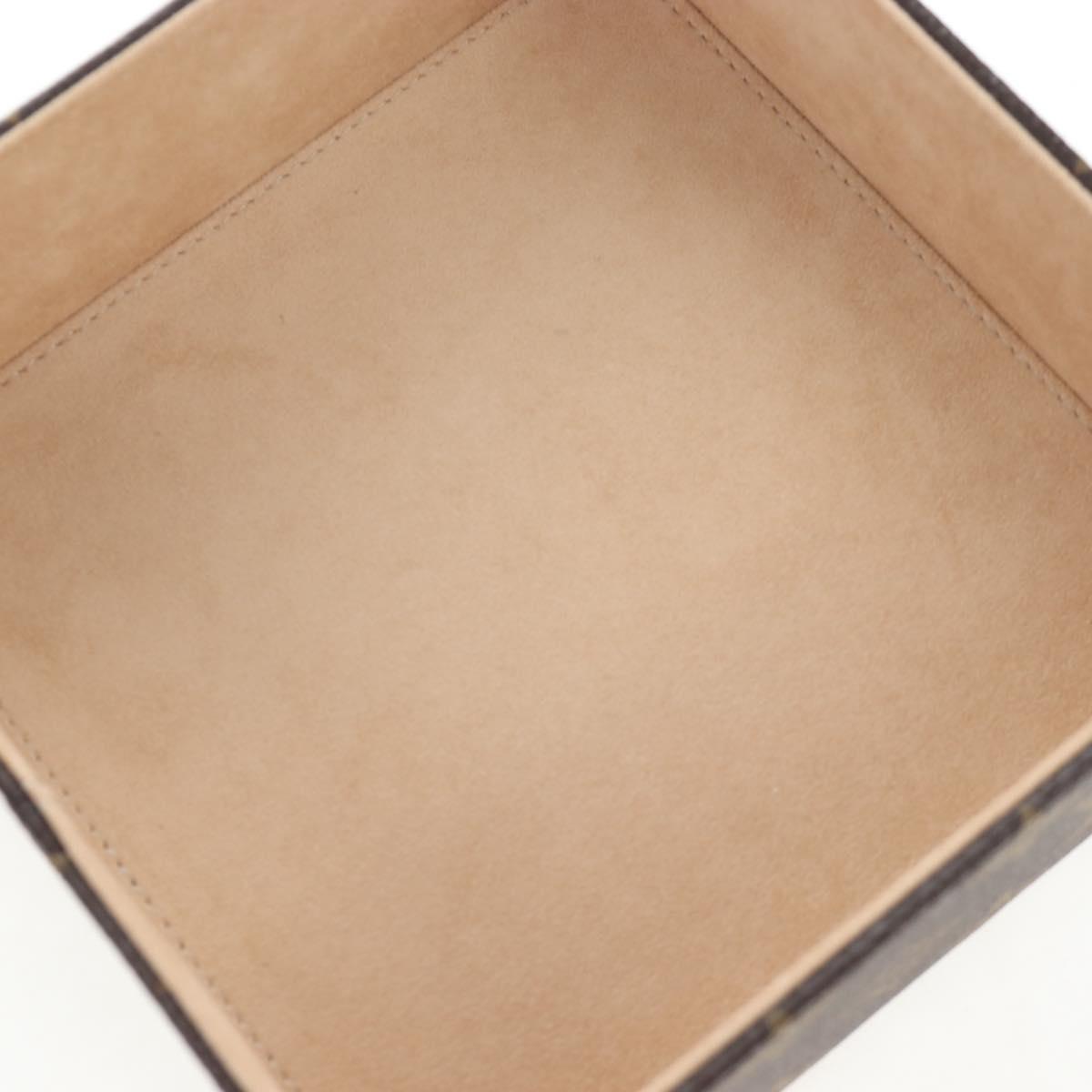 LOUIS VUITTON Monogram Jewelry Box LV Auth 205939M