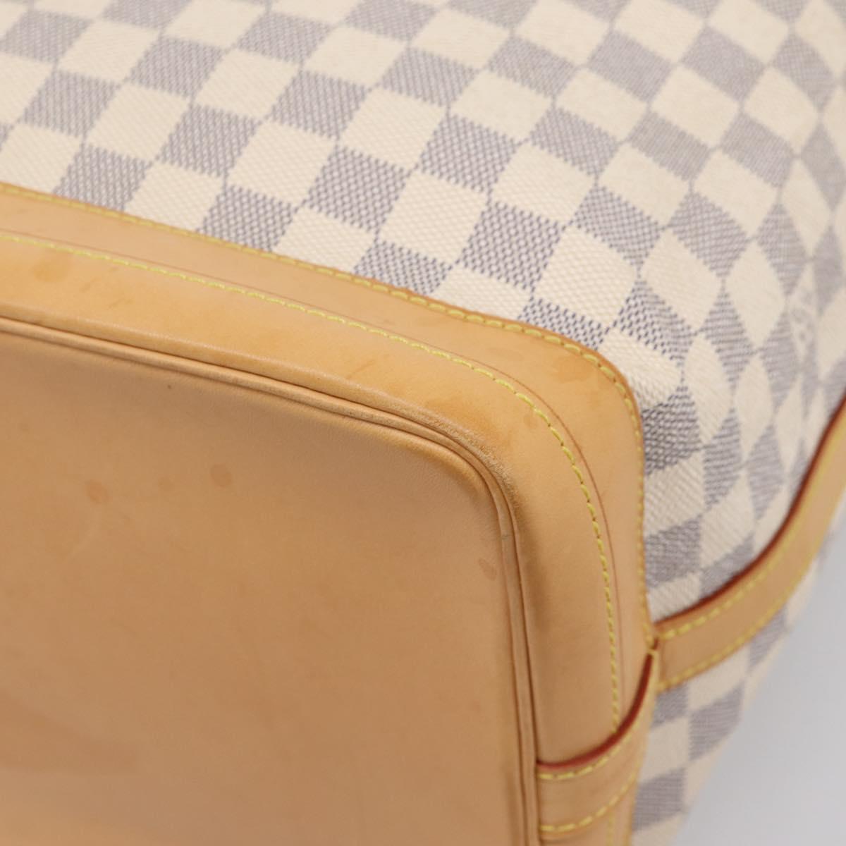 LOUIS VUITTON Damier Azur Noe Shoulder Bag N42222 LV Auth 205948V