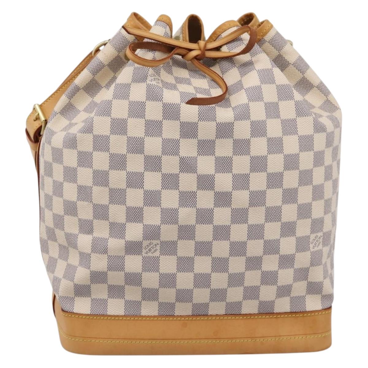 LOUIS VUITTON Damier Azur Noe Shoulder Bag N42222 LV Auth 205948V