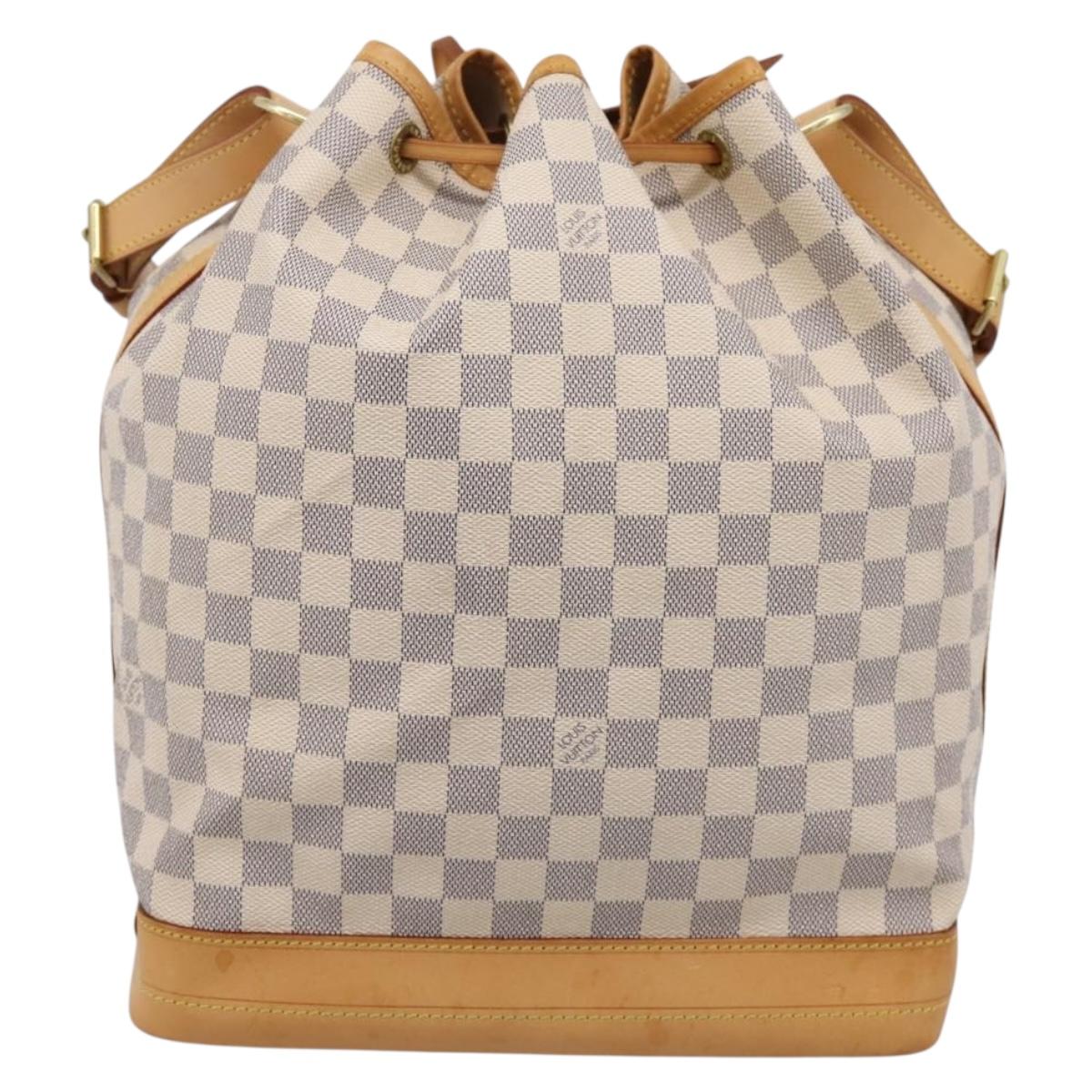 LOUIS VUITTON Damier Azur Noe Shoulder Bag N42222 LV Auth 205948V