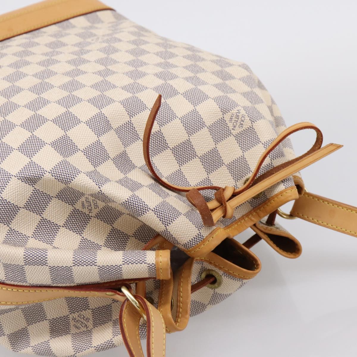 LOUIS VUITTON Damier Azur Noe Shoulder Bag N42222 LV Auth 205948V