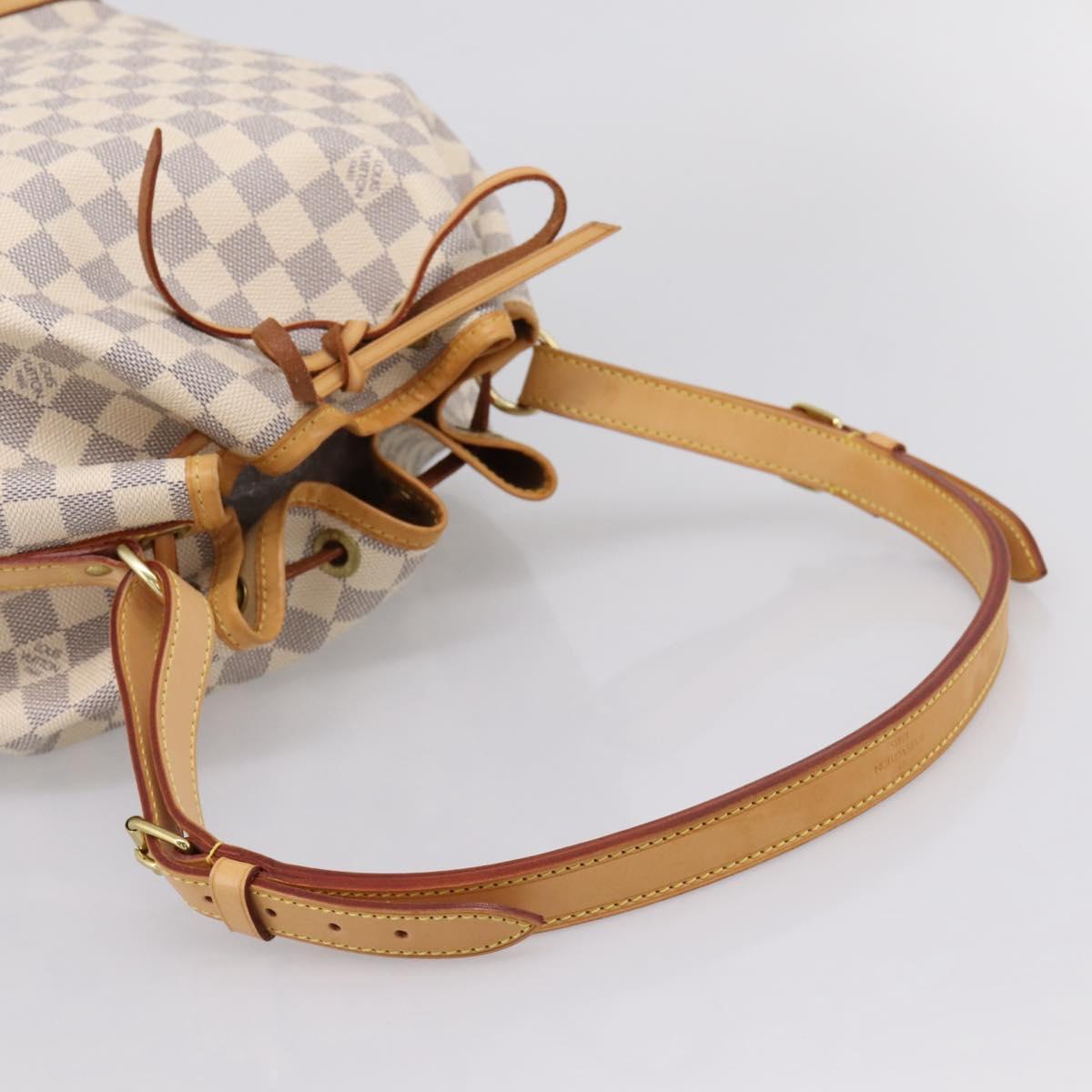 LOUIS VUITTON Damier Azur Noe Shoulder Bag N42222 LV Auth 205948V