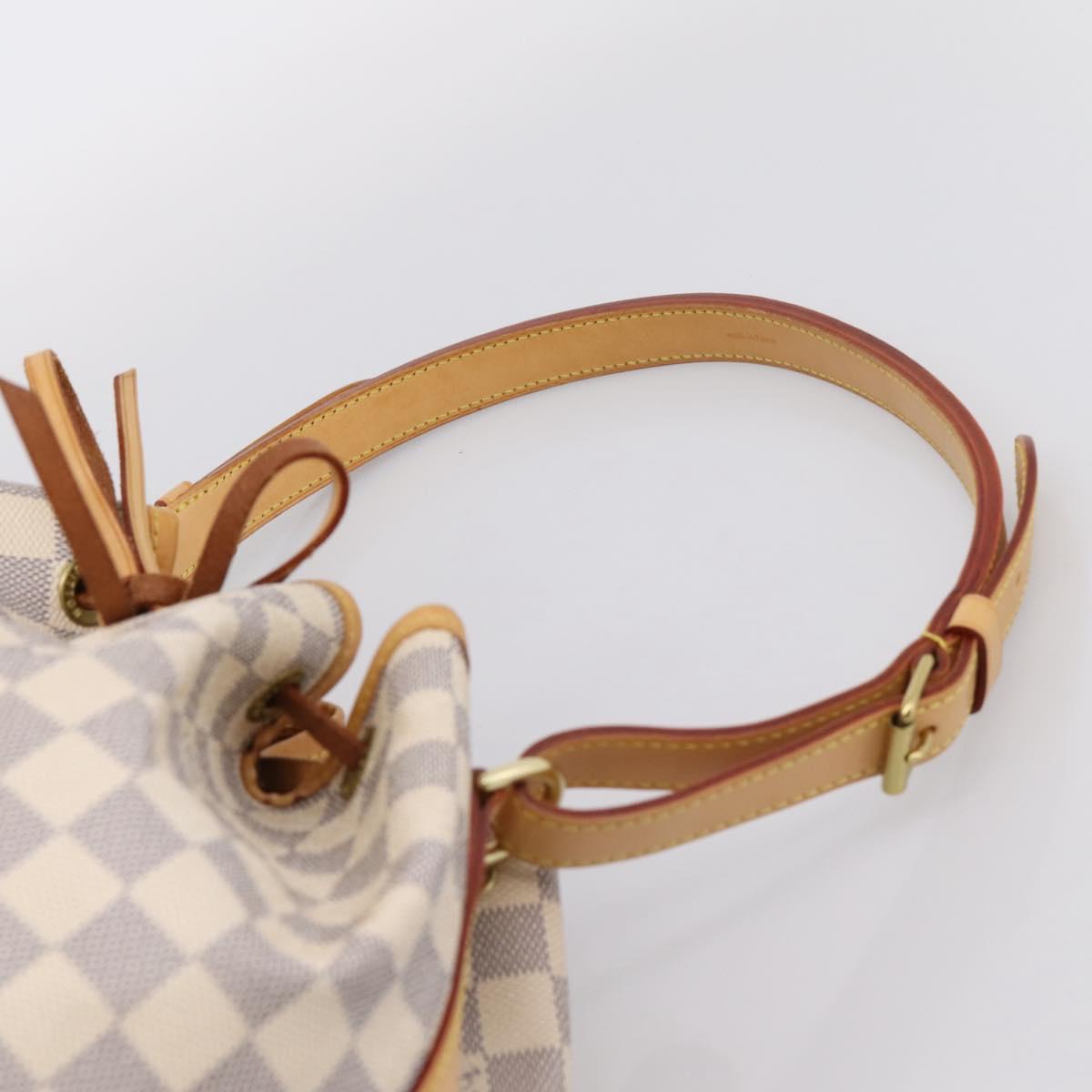 LOUIS VUITTON Damier Azur Noe Shoulder Bag N42222 LV Auth 205948V