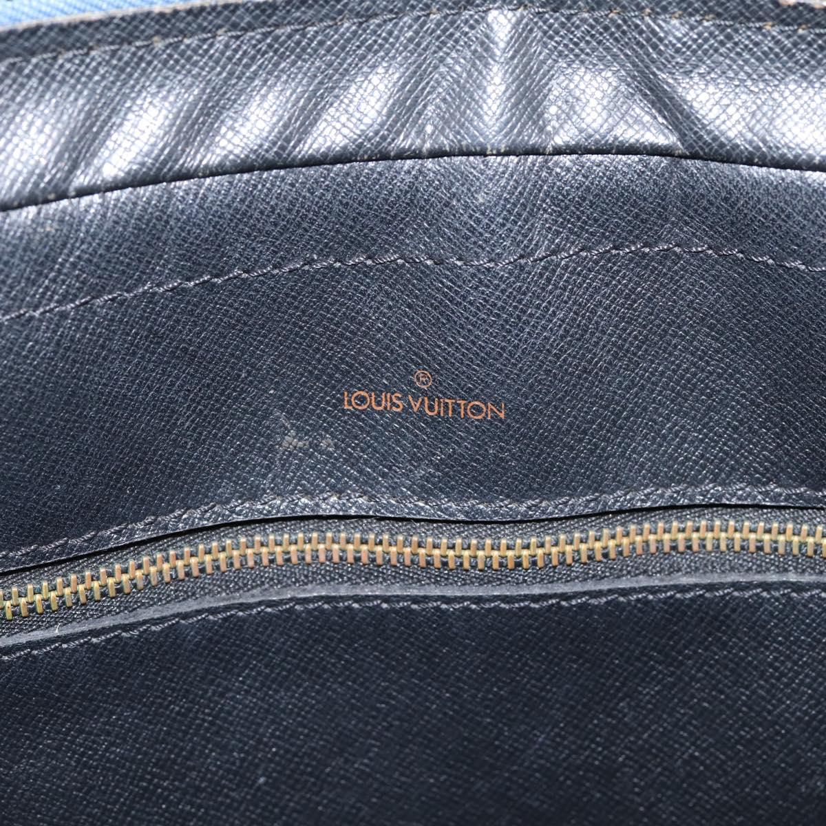 LOUIS VUITTON Epi Porte Documents Voyage Business Bag Black M54475 Auth 205949