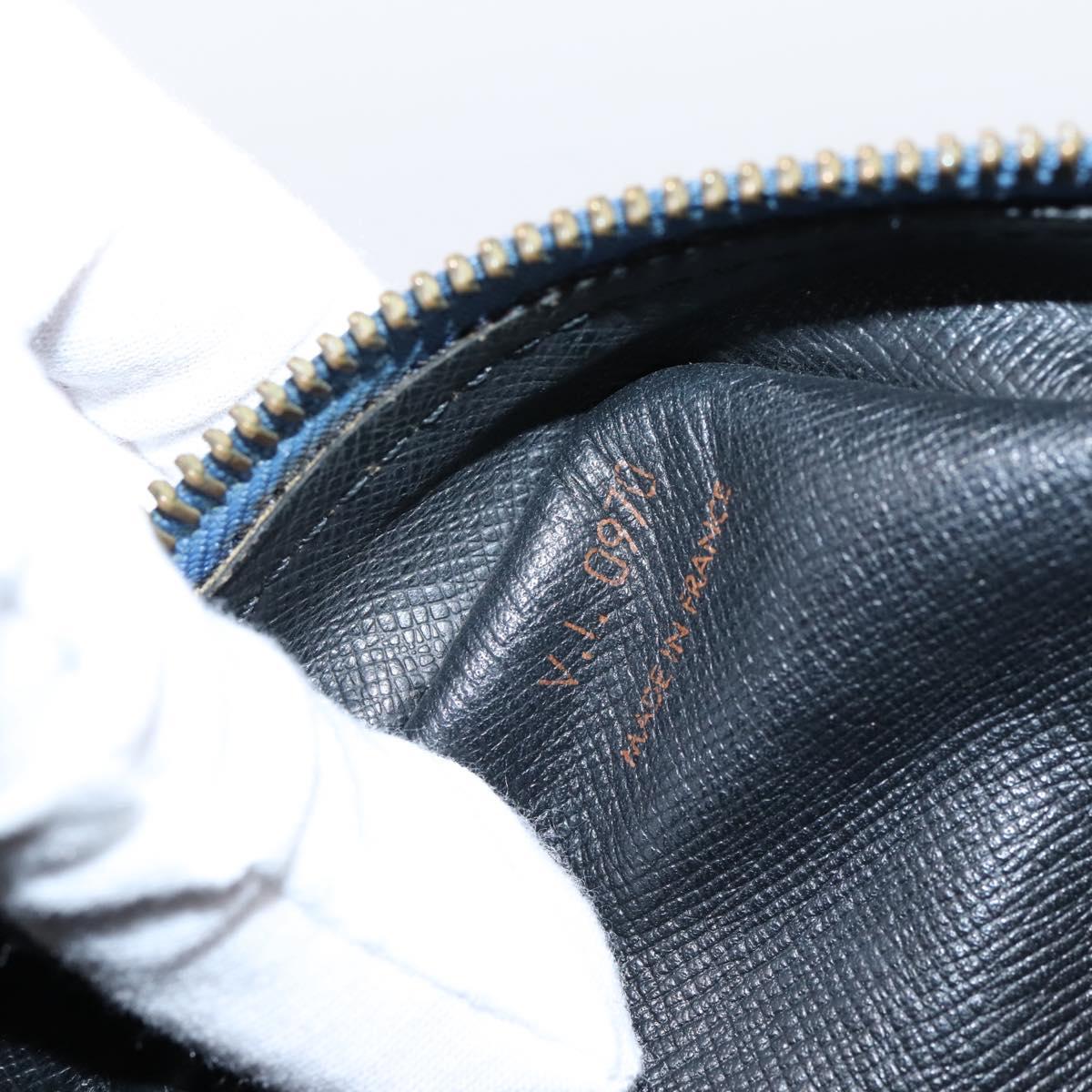 LOUIS VUITTON Epi Porte Documents Voyage Business Bag Black M54475 Auth 205949