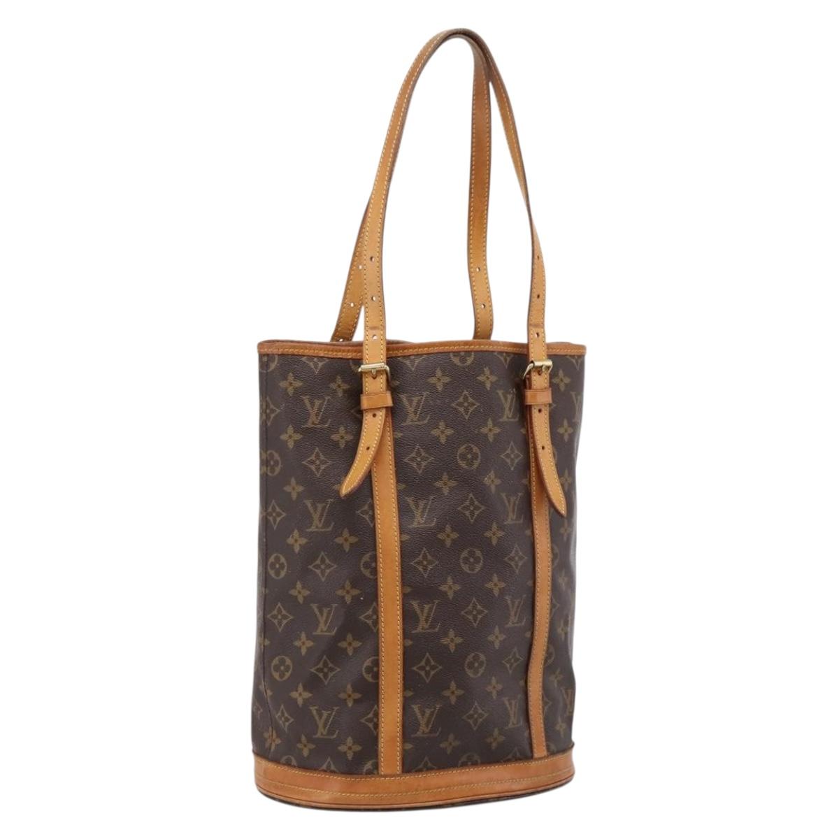 LOUIS VUITTON Monogram Bucket GM Shoulder Bag M42236 LV Auth 205955