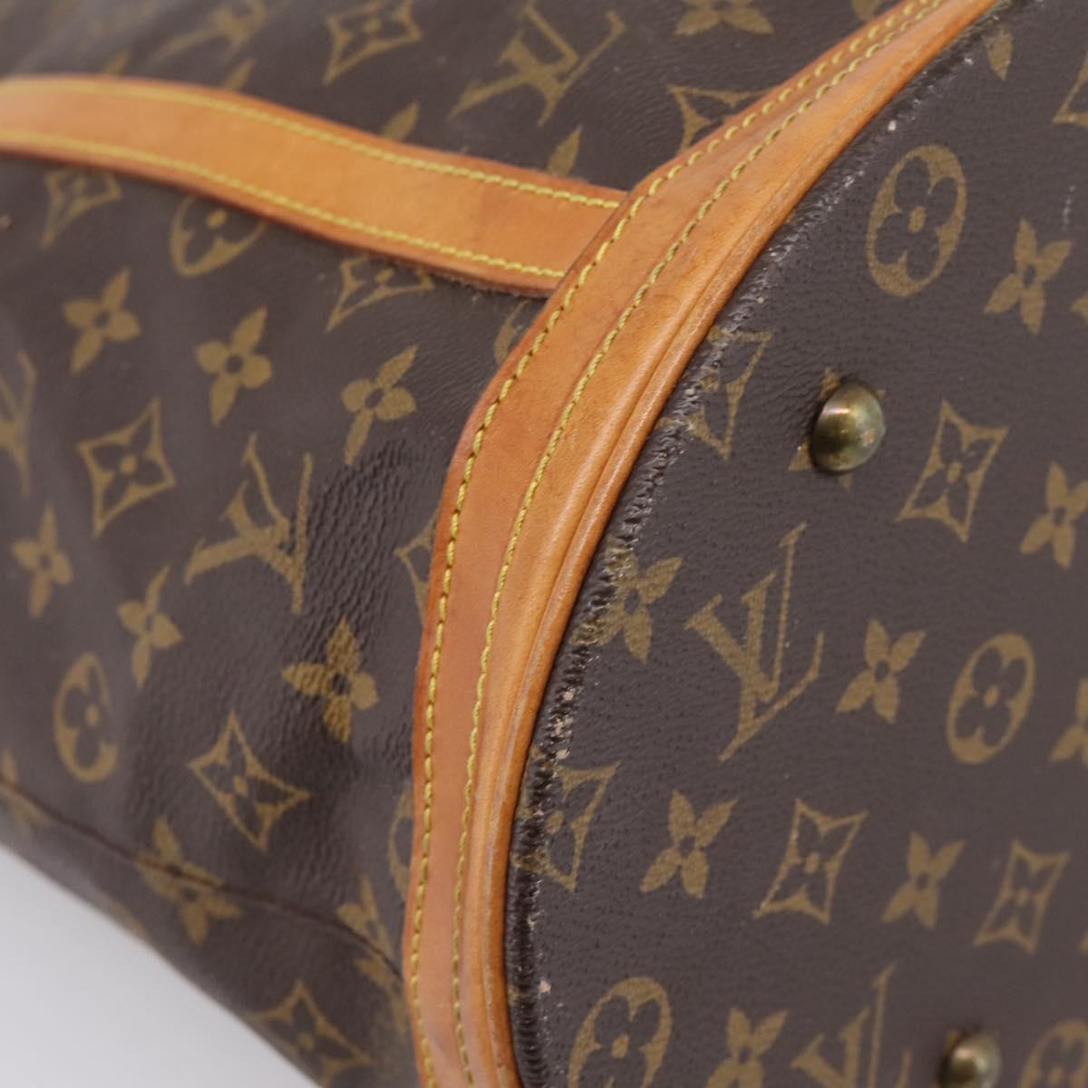 LOUIS VUITTON Monogram Bucket GM Shoulder Bag M42236 LV Auth 205955