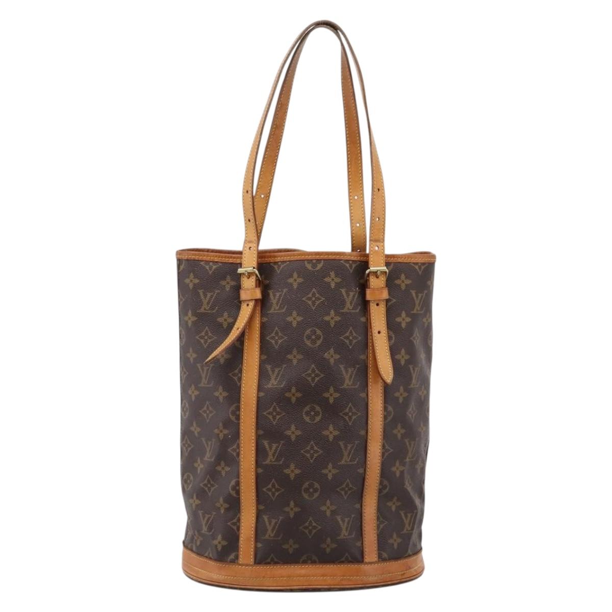 LOUIS VUITTON Monogram Bucket GM Shoulder Bag M42236 LV Auth 205955