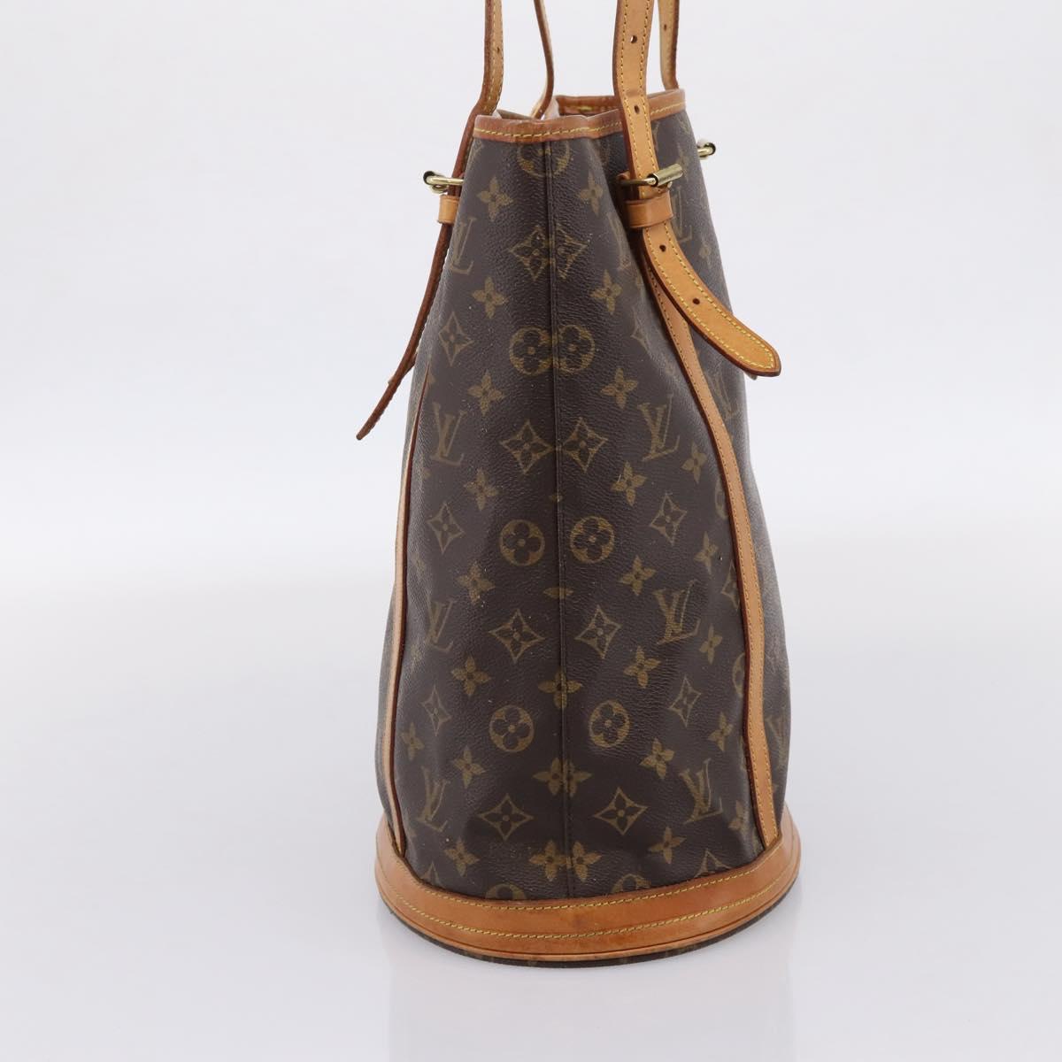 LOUIS VUITTON Monogram Bucket GM Shoulder Bag M42236 LV Auth 205955
