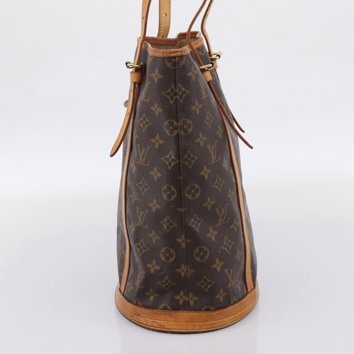 LOUIS VUITTON Monogram Bucket GM Shoulder Bag M42236 LV Auth 205955