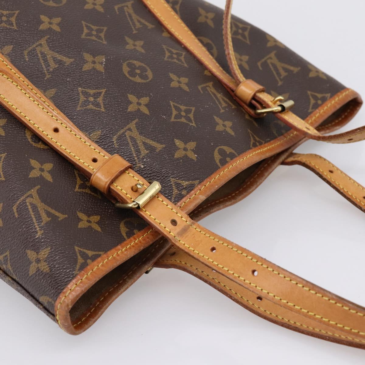 LOUIS VUITTON Monogram Bucket GM Shoulder Bag M42236 LV Auth 205955