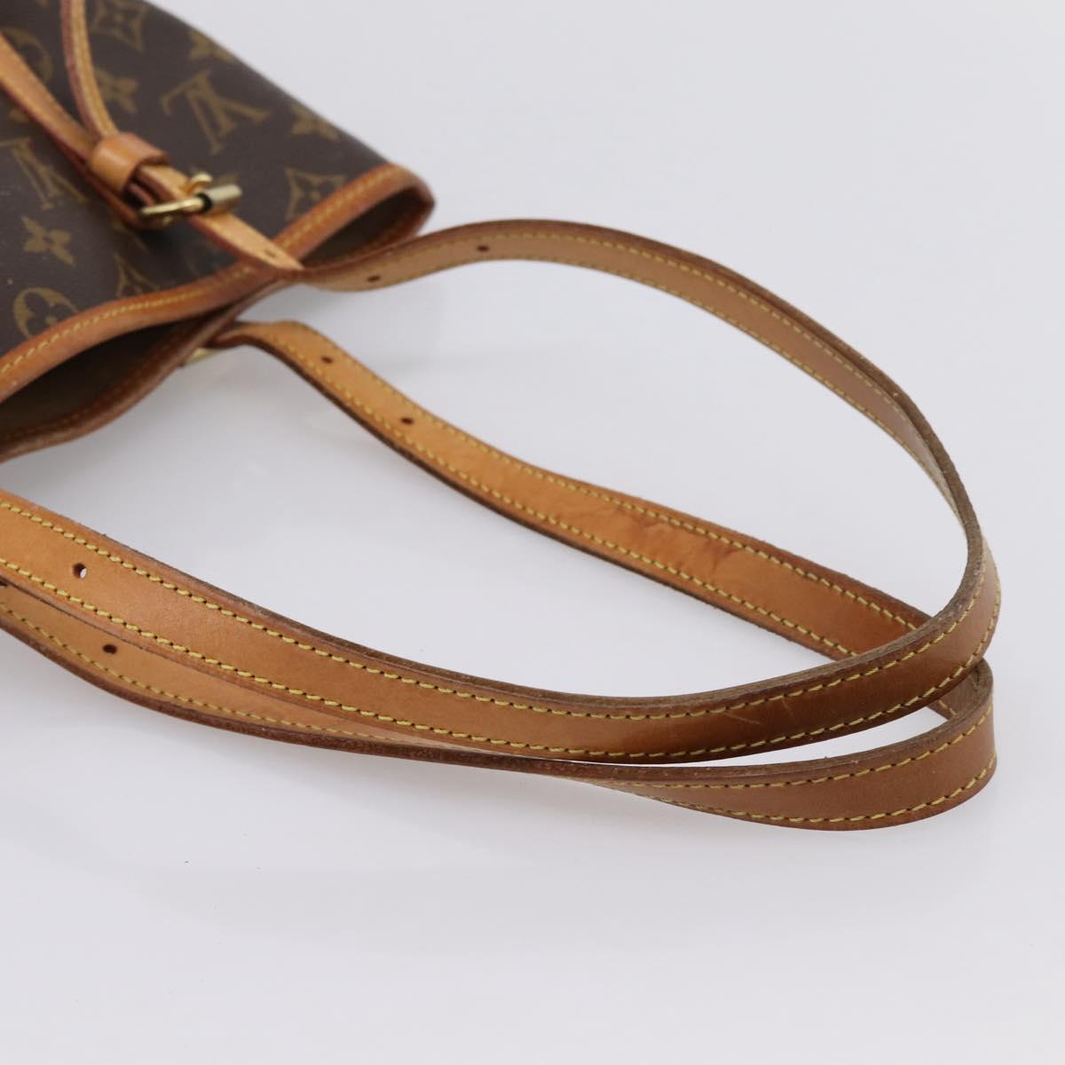 LOUIS VUITTON Monogram Bucket GM Shoulder Bag M42236 LV Auth 205955