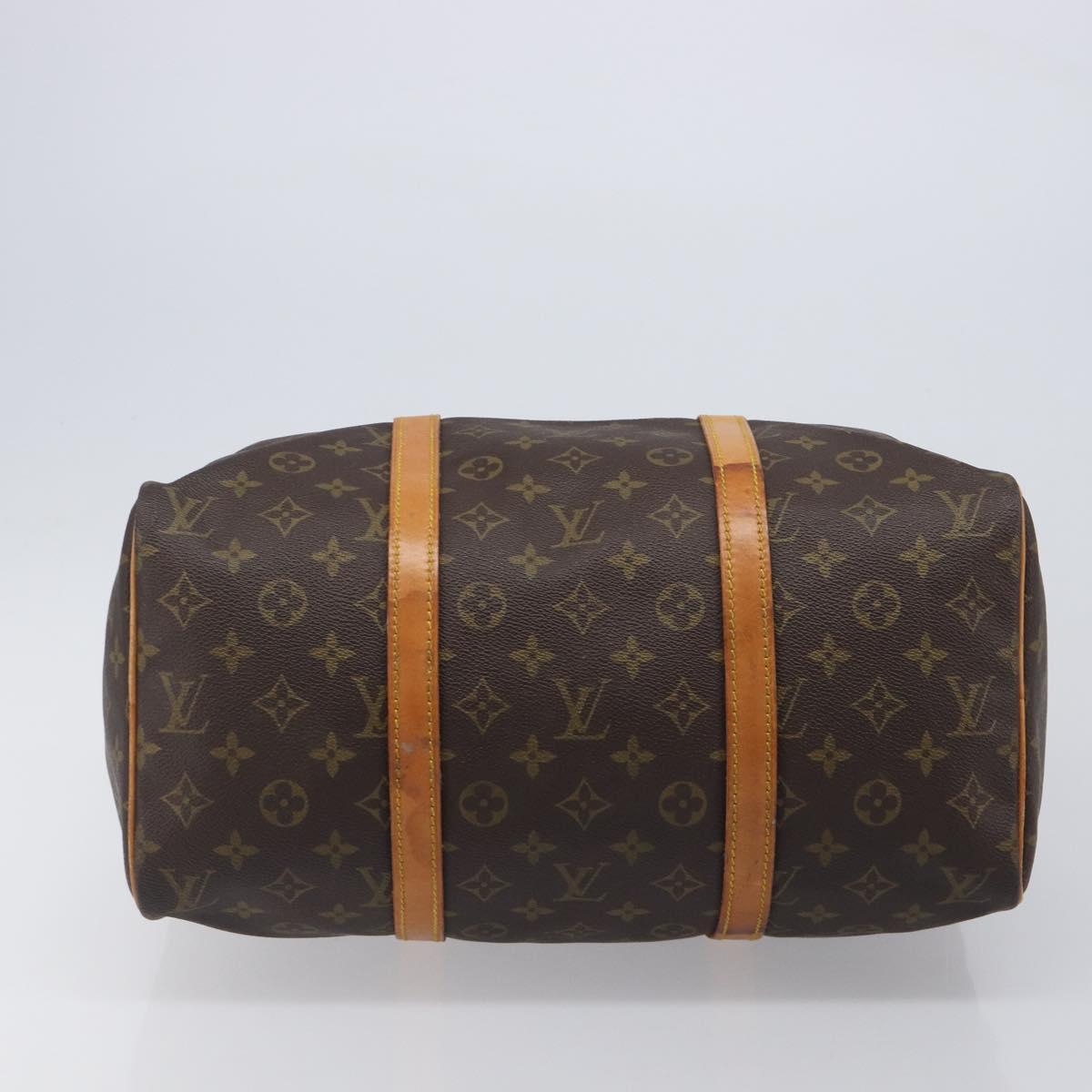 LOUIS VUITTON Monogram Sac Souple 35 Boston Bag M41626 LV Auth 205959