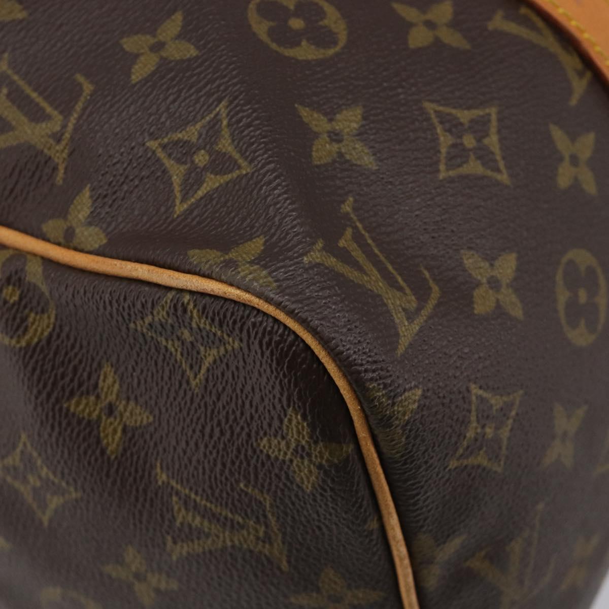 LOUIS VUITTON Monogram Sac Souple 35 Boston Bag M41626 LV Auth 205959
