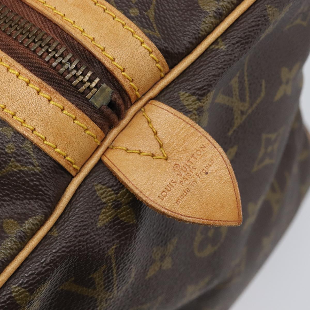 LOUIS VUITTON Monogram Sac Souple 35 Boston Bag M41626 LV Auth 205959