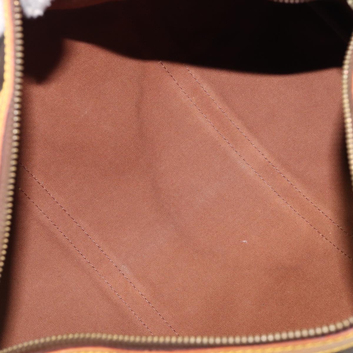 LOUIS VUITTON Monogram Sac Souple 35 Boston Bag M41626 LV Auth 205959