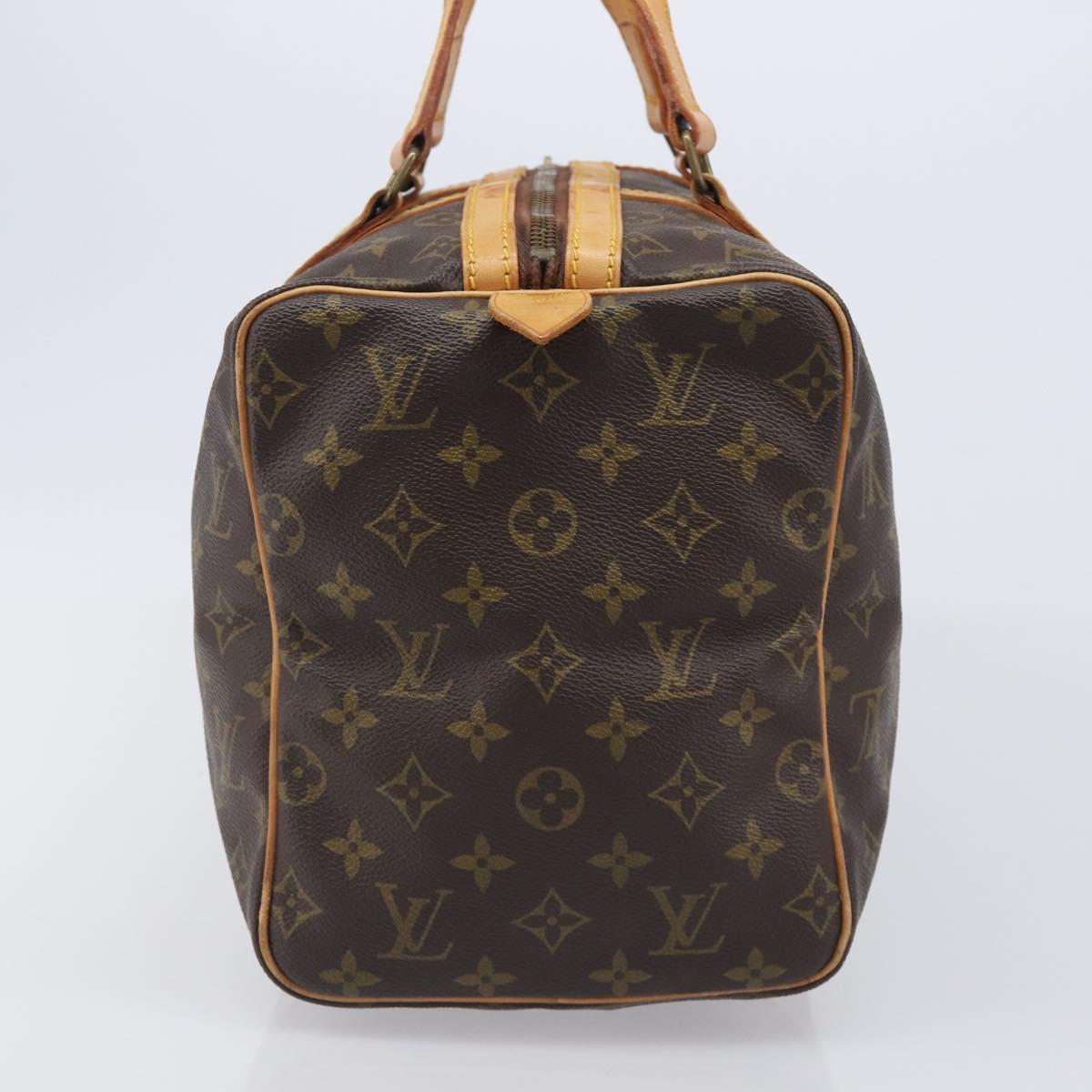 LOUIS VUITTON Monogram Sac Souple 35 Boston Bag M41626 LV Auth 205959