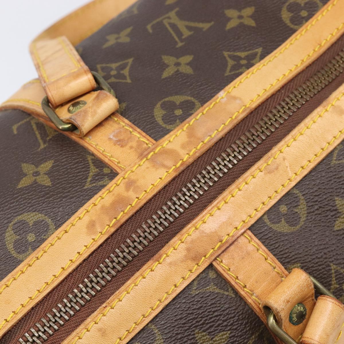 LOUIS VUITTON Monogram Sac Souple 35 Boston Bag M41626 LV Auth 205959