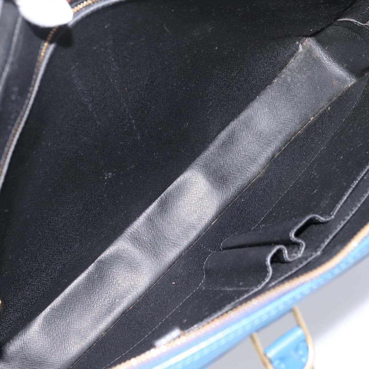 LOUIS VUITTON Epi Porte Documents Voyage Business Bag Black M54475 Auth 205960A