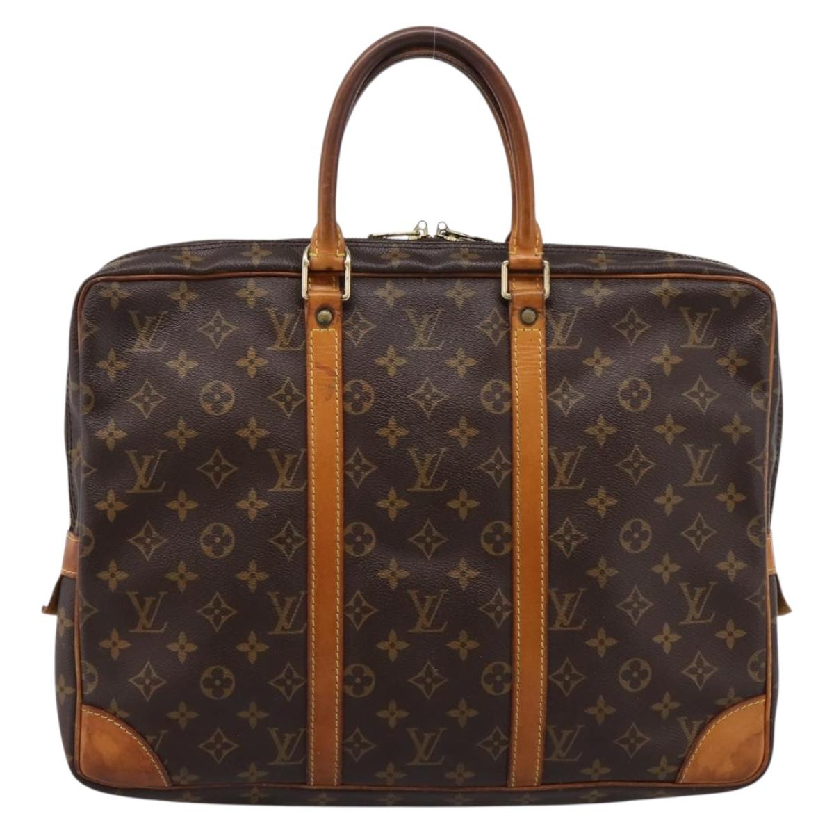 LOUIS VUITTON Monogram Porte Documents Voyage Business Bag M53361 LV Auth 205961