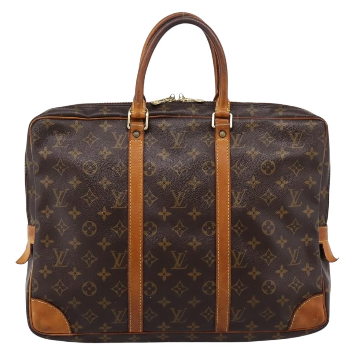 LOUIS VUITTON Monogram Porte Documents Voyage Business Bag M53361 LV Auth 205961