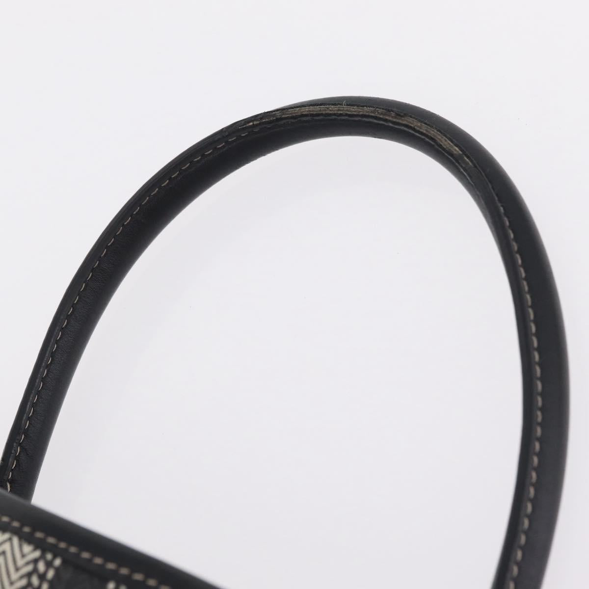 BURBERRY Nova Check Hand Bag PVC Leather Black Red Auth 205962